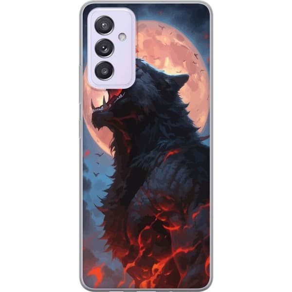 Telefontaske til Samsung Galaxy A82 5G med Howling Wolf