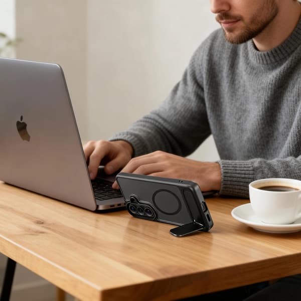Tech-Protect Mobilcover Til Galaxy S26 Plus Magsafe Magrack - Mat Sort