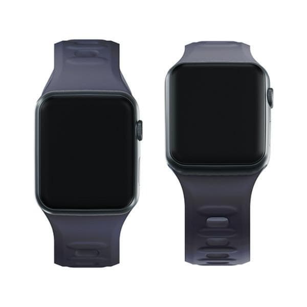3mk Apple Watch (38/40/41mm) Armband Silikon - Grå