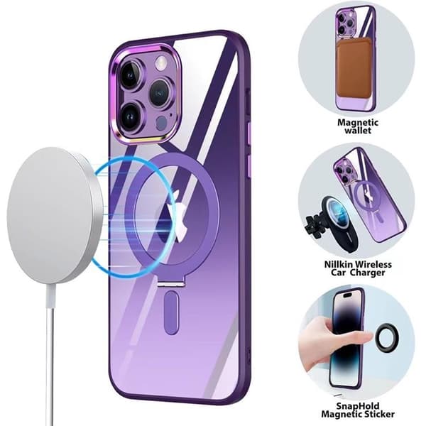 Mobilcover til iPhone 14 Pro Max Magsafe Bracket - Hvid