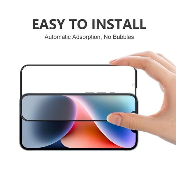 [2-PACK] iPhone 14 Plus Karkaistu lasinen näytönsuoja - Musta