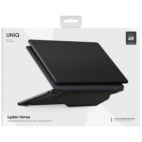 Uniq Cover Til Macbook Air 13 Lyden Versa - Sort