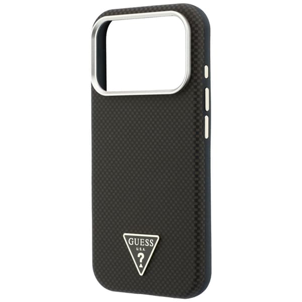 Guess Mobilcover til iPhone 18 Pro Max/17 Pro Max Magsafe Kevlar Triangle Logo
