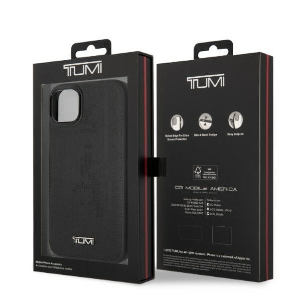 Tumi Mobilskal till iPhone 14/15/13 MagSafe Leather Balistic Pattern