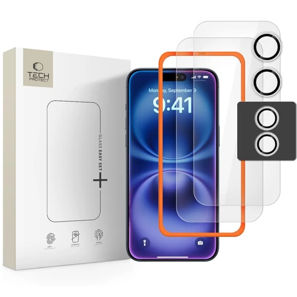 Tech-Protect [3-Pack] iPhone 17 Härdat Glas Skärmskydd