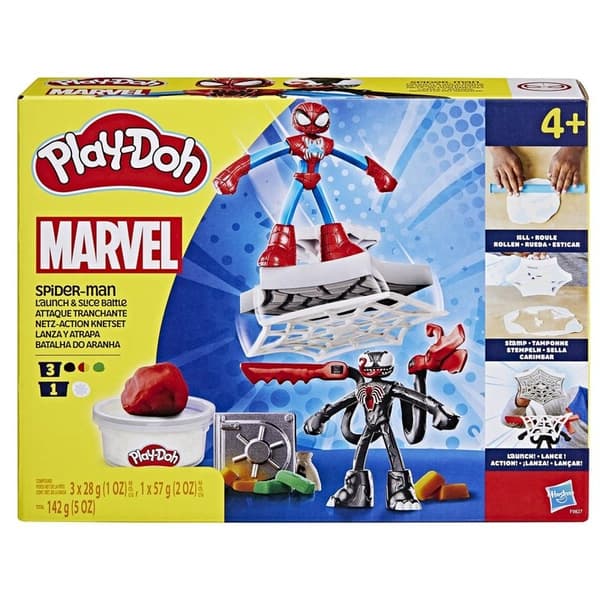 PLAY-DOH Marvel Spider-man Launch & Slice -leikkisetti