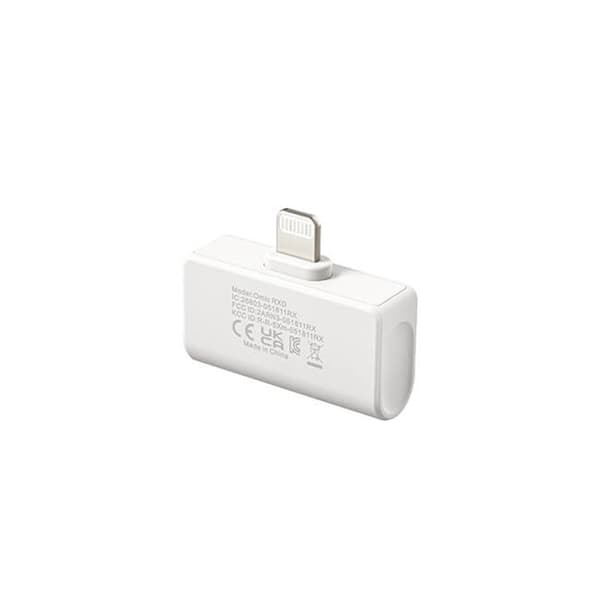 BOYA Trådlös 2,4 GHz Mikrofon x2 Omic-D Lightning Vit