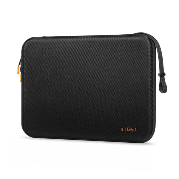 Tech-Protect Laptop Taske Til (13-14") Hård - Sort/Orange