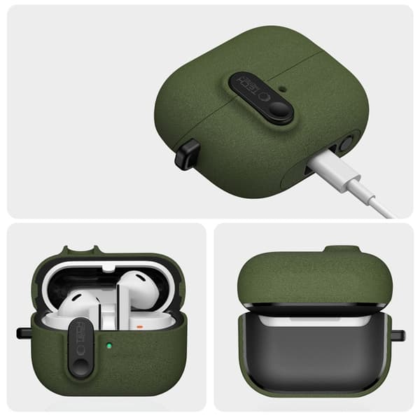 Tech-Protect Galaxy Buds 3/3 FE/3 Pro-etui, slank krog