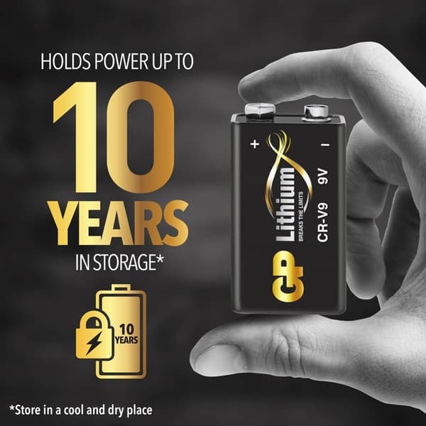 GP Batteri Litium 9V 1-Pack