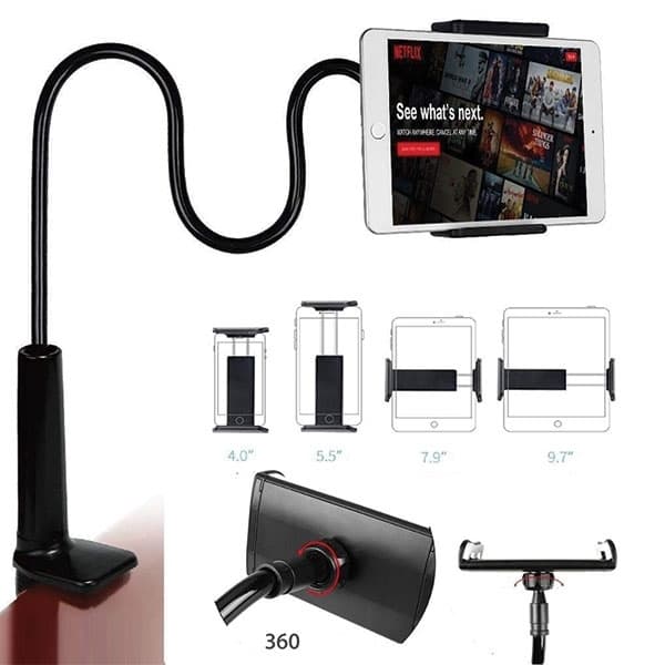 AWEI X3 Mobilställ 4"-10,5" – Svart