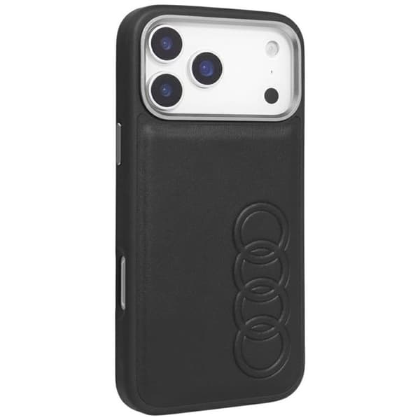 Audi Mobilcover til iPhone 17 Pro Max MagSafe TT Syntetisk Læder - Sort