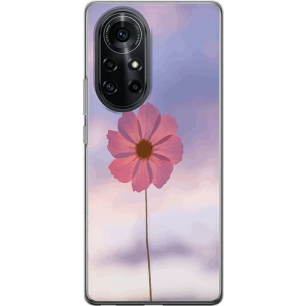 Mobilskal till Huawei nova 8 Pro med Rosa blomma