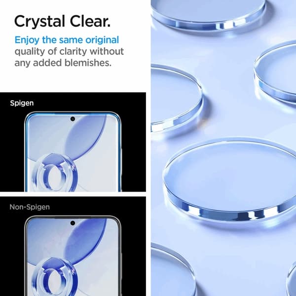 Spigen [2-Pack] Galaxy S24 Plus/S25 Plus Härdat glas Skärmskydd