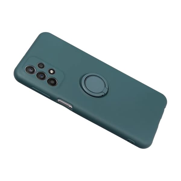 Telefontaske til Galaxy A56 5G Silikone Ring - Grøn