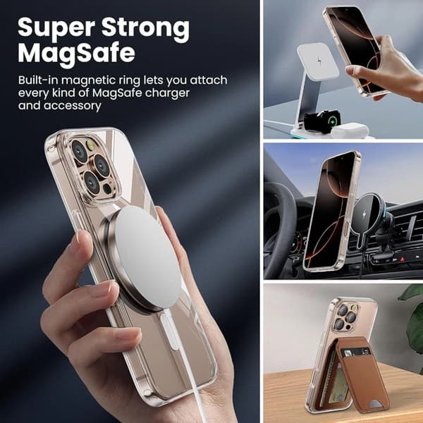 Tech-Protect Mobilskal till iPhone 16 Pro Magsafe Flex - Clear