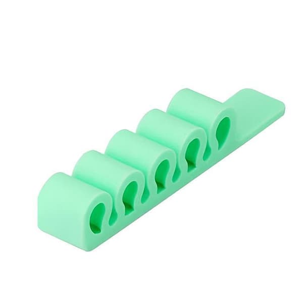 Silikone Holder Til Ledning - Grøn