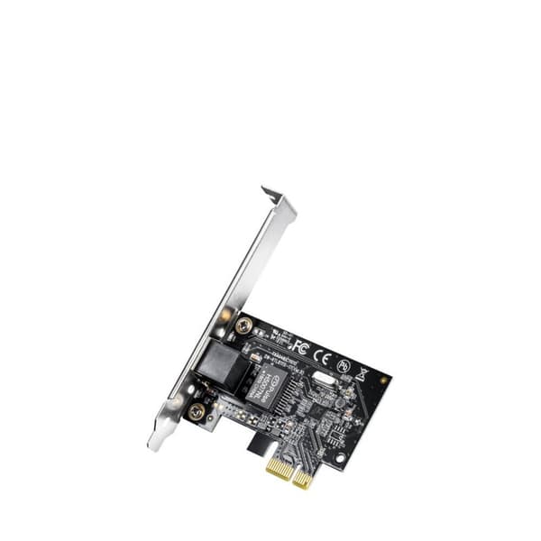 CUDY-adapter PCI-E PE10 Gigabit 1P lav profil