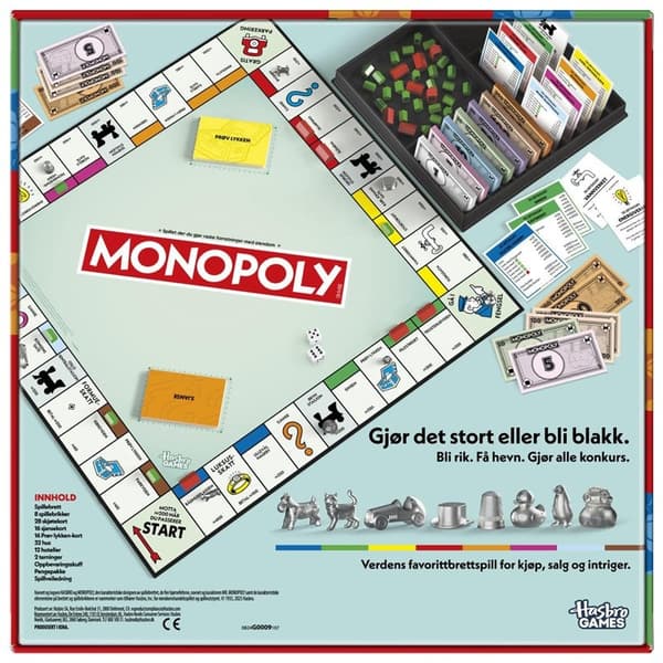 HASBRO Brädspel Monopoly Classic 90th Year Edition (NO)