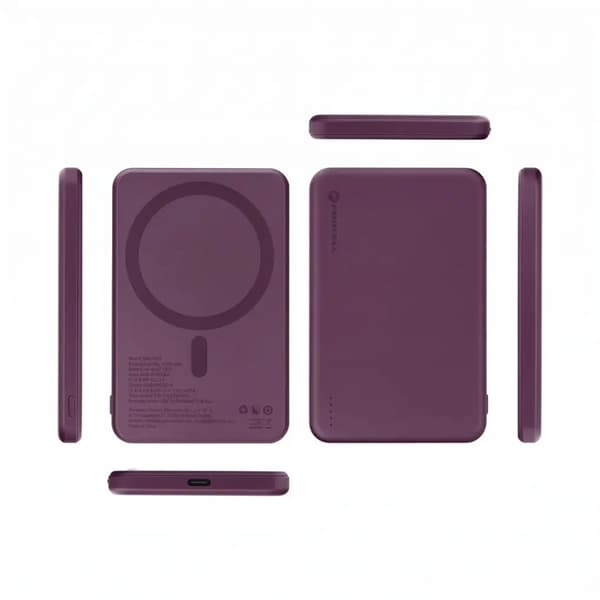 Forcell Powerbank 5000 mAh Magsafe 15W Slim - Cherry