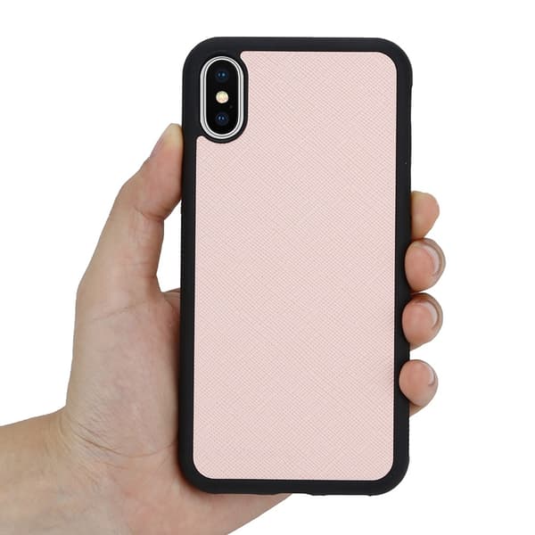 Boom Saffiano Taske til iPhone X/XS - Lyserød