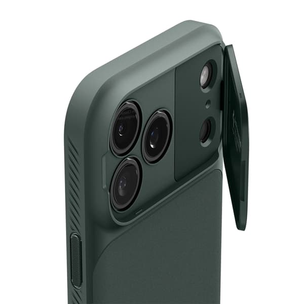 Spigen Mobilskal till iPhone 17 Pro Max MagSafe Optik Armor - Abyss Grön