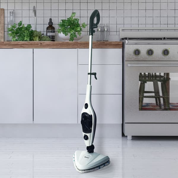 CHAMPION Dampmoppe 10-i-1 1500W SM210 Hvid/Sort