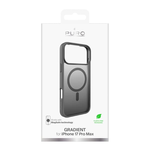 Puro Mobilskal till iPhone 17 Pro Max Magsafe Gradient TPU - Grå