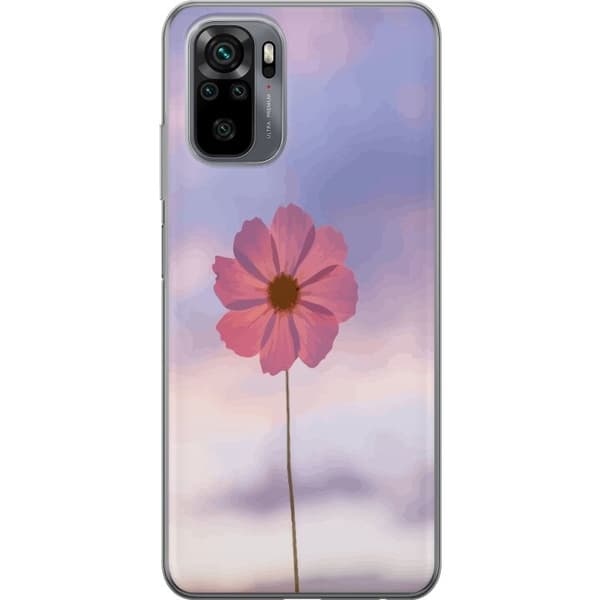 Mobilskal till Xiaomi Redmi Note 10S med Rosa blomma