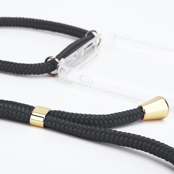 Boom Halsbandsrem Rope - Grey Cord