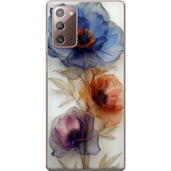 Mobilskal till Samsung Galaxy Note20 med Silkesblommor