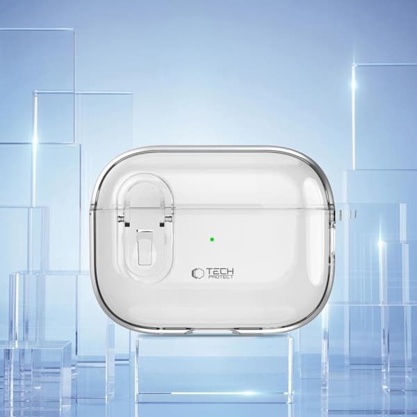 Tech-Protect Apple Airpods Pro 1/2 Skal Slim Hook - Clear