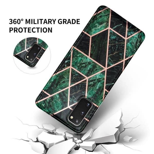 BOOM - Grid cover Galaxy S20 - Lilla Marmor