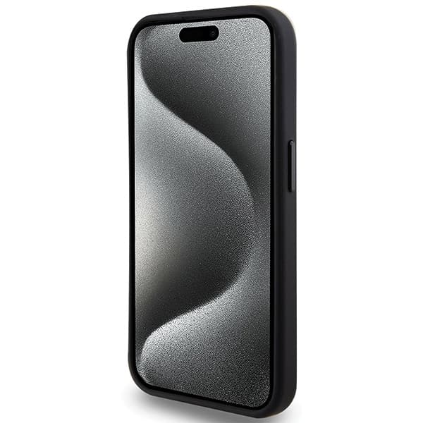 Tumi Mobilskal till iPhone 15 Pro MagSafe Leather Ballistic Pattern - Svart
