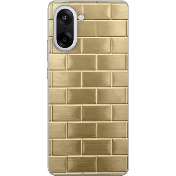 Taske til OnePlus Nord CE5 med gyldne mursten