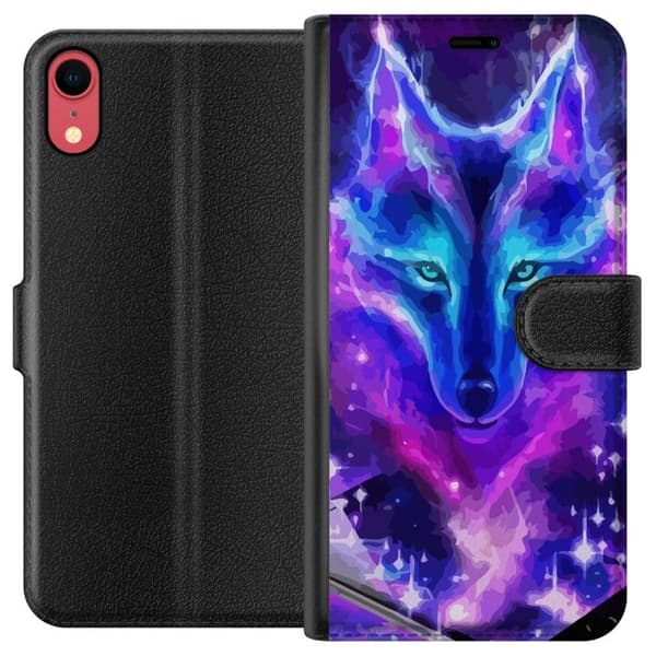 Pung Taske til Apple iPhone XR med Neon Wolf
