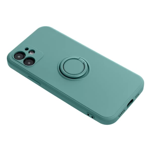Mobilskal till iPhone 17 Pro Silikon Ring - Grön