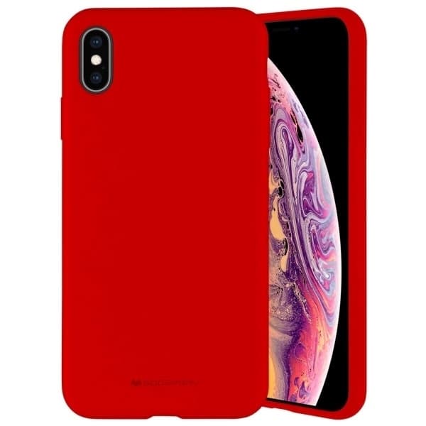 Mercury Telefontaske til iPhone 13 Pro max Silikone - Rød
