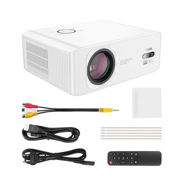 Hoco Projektor med Android Programvara Wi-Fi Bluetooth 1080P DT3