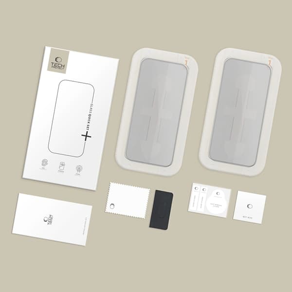 Tech-Protect [2-Pack] iPhone 15/16 Härdat Glas Skärmskydd Privacy