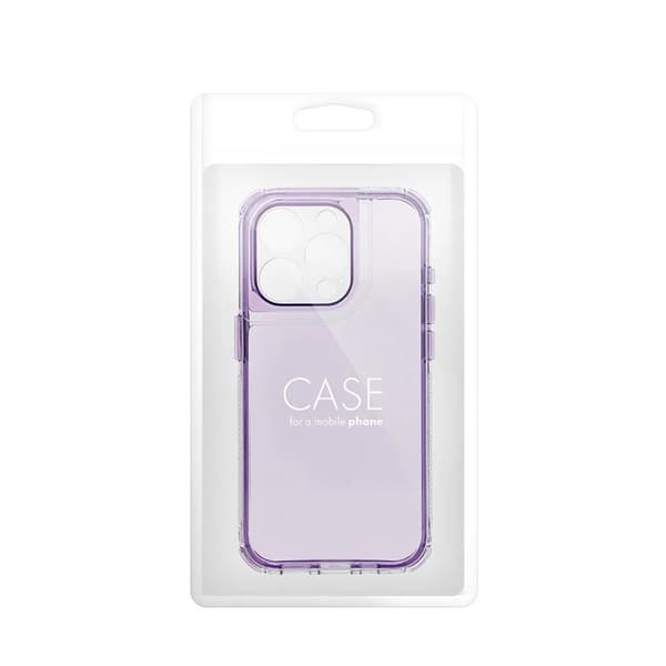 Telefontaske til iPhone 17 Pro Matrix Clear - Lys lilla