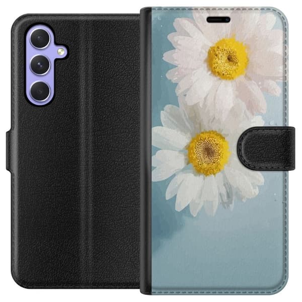 Plånboksfodral till Samsung Galaxy A54 med Sommarblommor