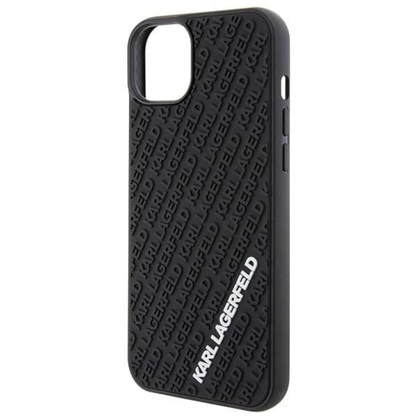 Karl Lagerfeld iPhone 15 Plus Etui MagSafe 3D Gummi Multi Sort
