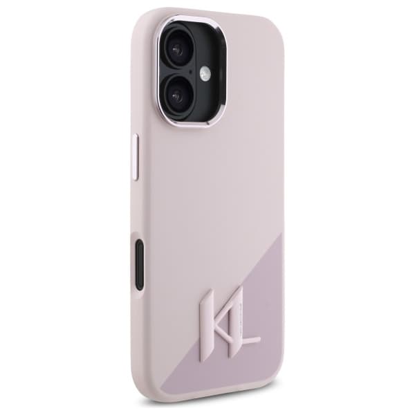 Karl Lagerfeld Mobilskal till iPhone 16 MagSafe Silicone Shadow Initial