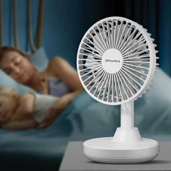 AWEI Mini Skrivebordsventilator F29 - Sort