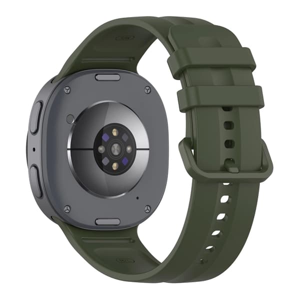 Tech-Protect ranneke Galaxy Watch 8/9/Classic Silikoni Evo - Sotilasvihreä