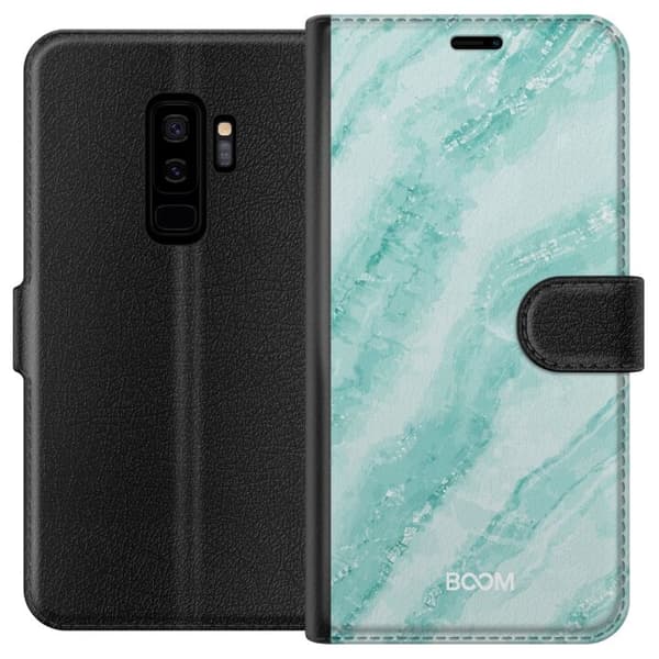 Pung Taske til Samsung Galaxy S9+ med Mint Marmor