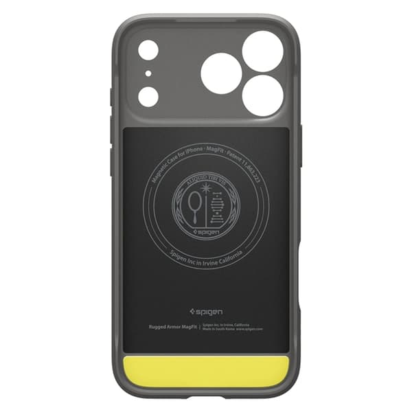Spigne Telefontaske til iPhone 17 Pro Magsafe Rugged Armor - Grå