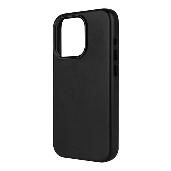 FIXED MagLeather beskyttelsescover iPhone 16 Pro Max Sort