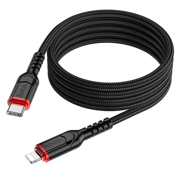 HOCO USB-C til Lightning-kabel PD 3A 20W X59 1 m sort